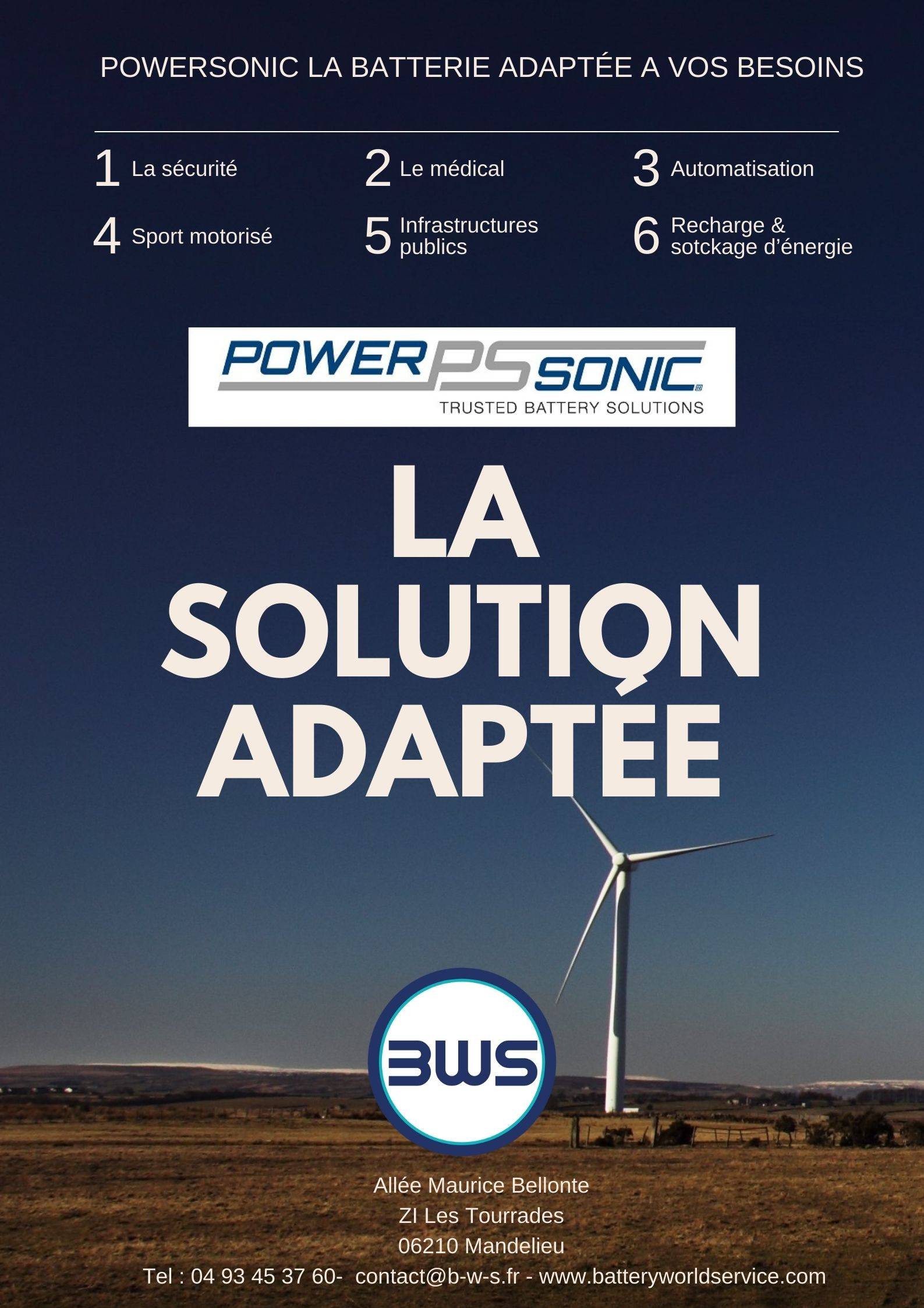 Trouver la solution de batterie adaptée à votre application, chez Battery World Service à La roquette sur Siagne près de Mandelieu
