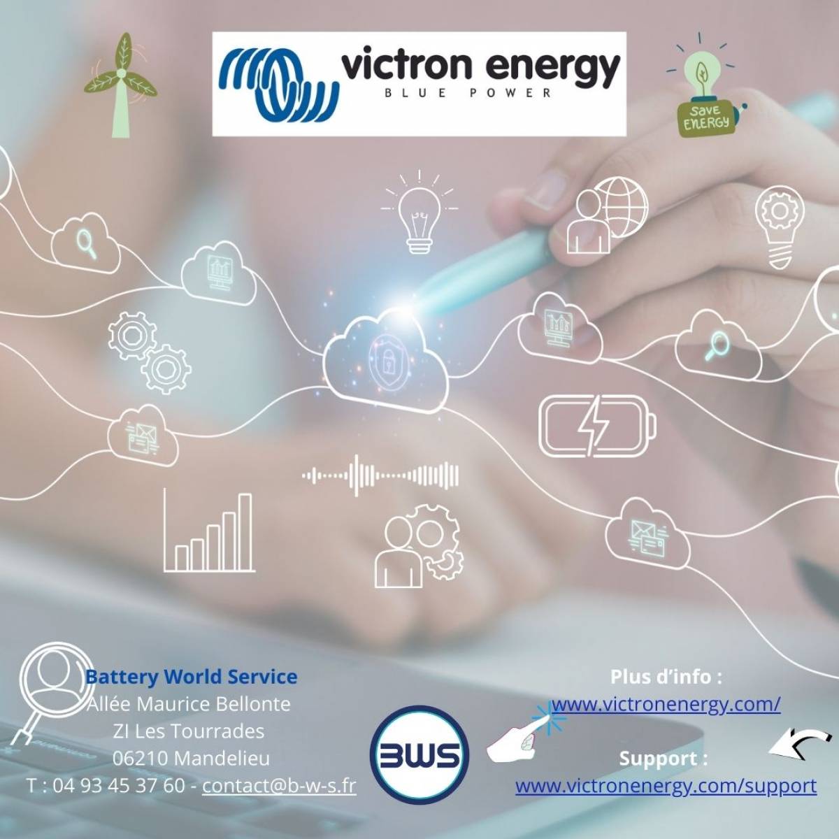 L’ÉNERGIE A TOUT MOMENT N’IMPORTE OU, Antibes, Cannes, Grasse, Théoule sur mer. Battery World Service vous conseil