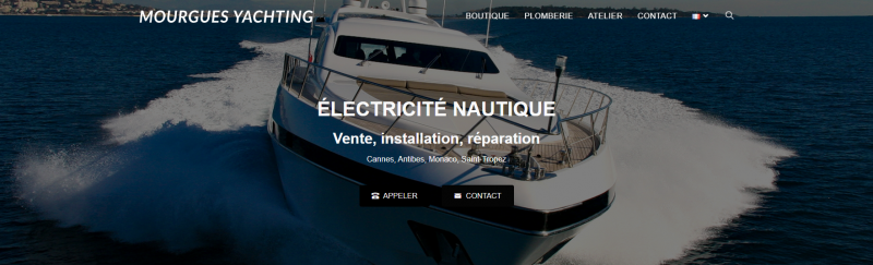 Électricité, Plomberie, Maintenance Bateau ANTIBES, ALPES MARITIMES MOURGUES YACHTING SERVICES